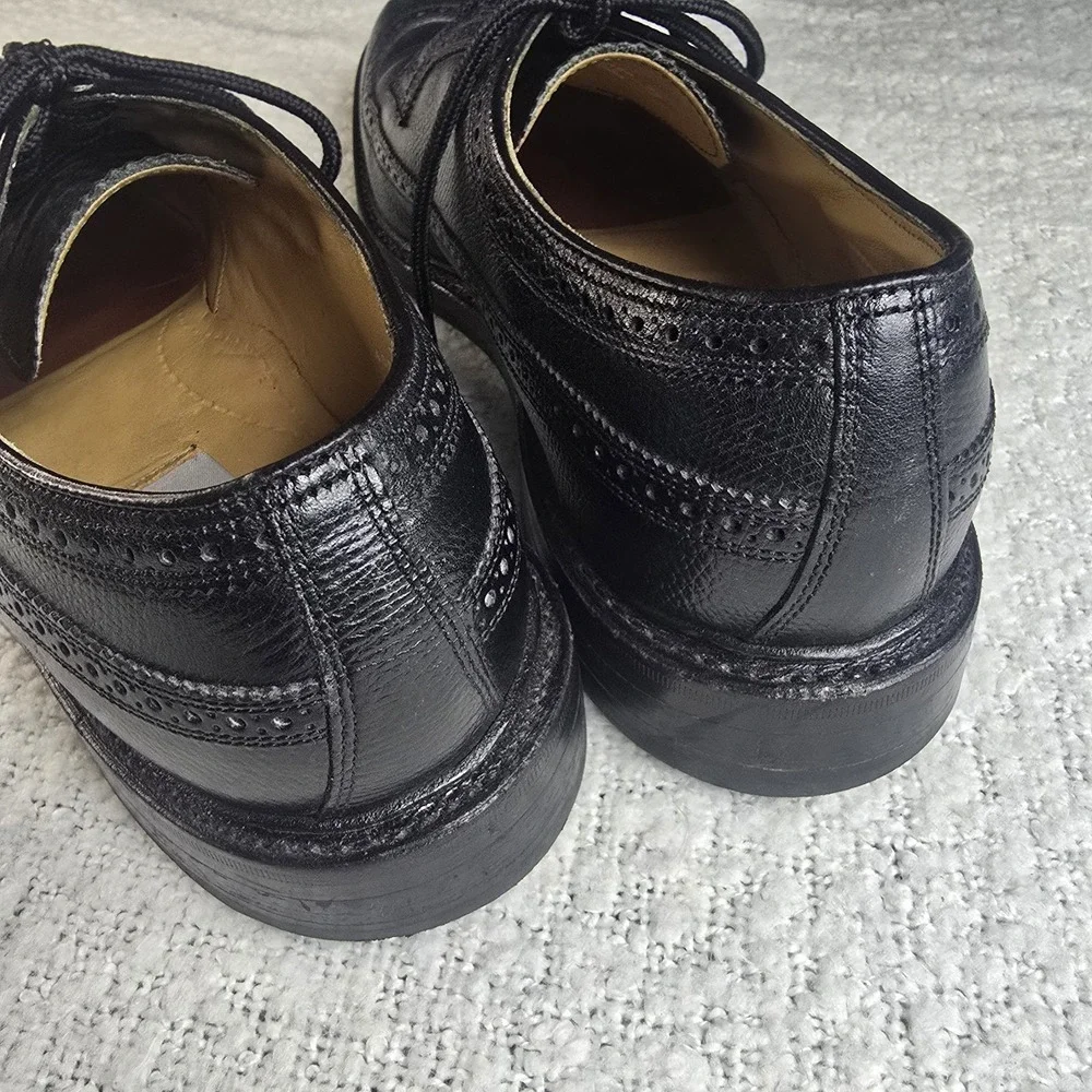 Florsheim Imperial Kenmoor Long Wing 17109 -78 Wing Tip Black Size 10D